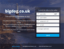 Tablet Screenshot of bigdog.co.uk